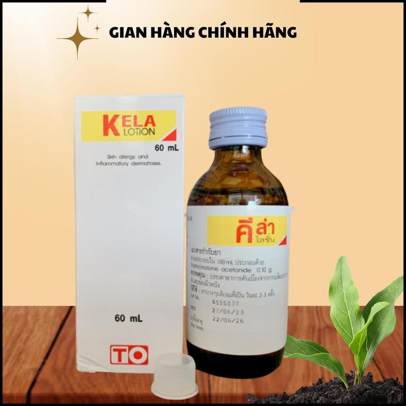 Kela Lotion nước bôi viêm lỗ chân lông Thái Lan Nữ 60ml Women Đường viem nang