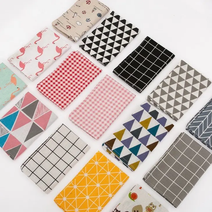 [Siêu Rẻ] Combo 3 Miếng Vải Canvas Ngẫu Nhiên Size 50cmx50cm Làm Đồ Handmade Hay Tấm Phủ 7