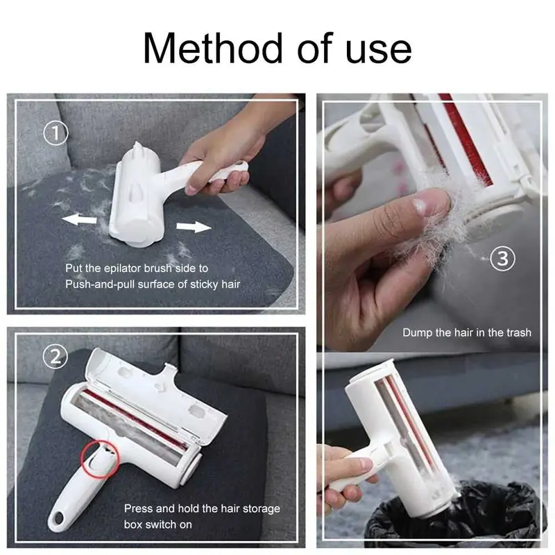 Pembersih Bulu KucinG/Anjing  Tanpa Merusak Pakain Karpet Dan Furniture Lint Remover Roller Pet Hair 6