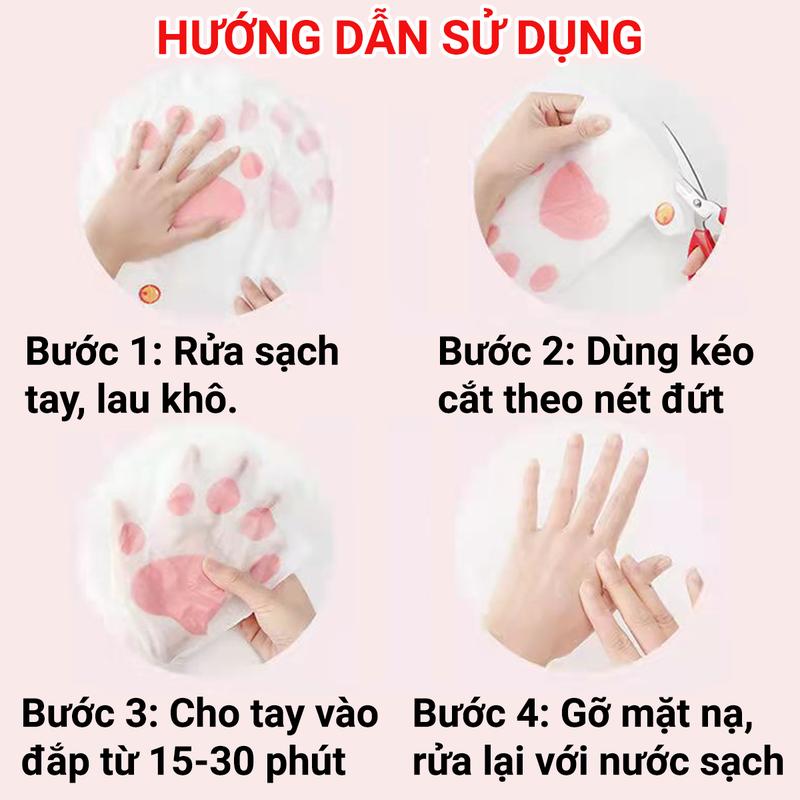 Product Introduction of [10 MIẾNG] COMBO 5 Gói Chứa 10 Miếng Mặt Nạ Dưỡng Da Tay LIFUSHA Niacinamide Hand Mask Hình Mèo Dễ Thương – Dưỡng Da Tay Sáng Mịn, Mềm Mại 38