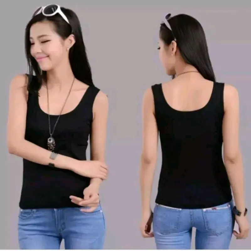 Singlet Dewasa Jumbo XXL / Tanktop Tali Gede Wanita Nyaman 0