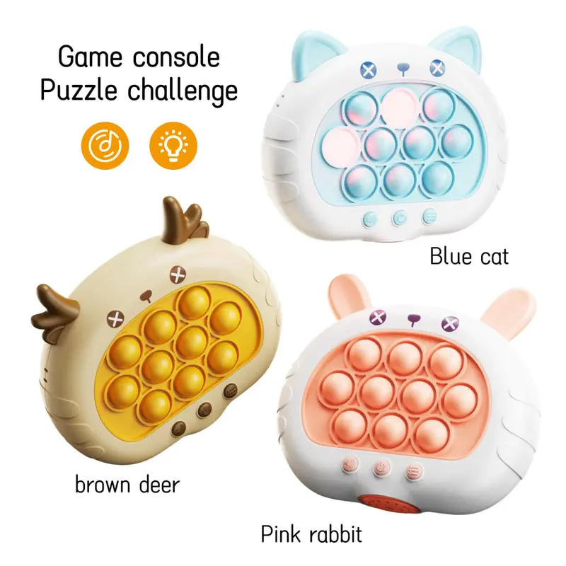 Mainan Anak Game Console Pop it Electic, Electic Puzzle Challenge 5