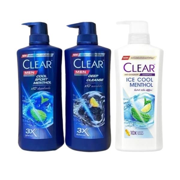 Dầu gội Clear Thái Lan . Bạc Hà 400ml . Clear Men 390ml . Clear Than 390ml Dưỡng Tóc
