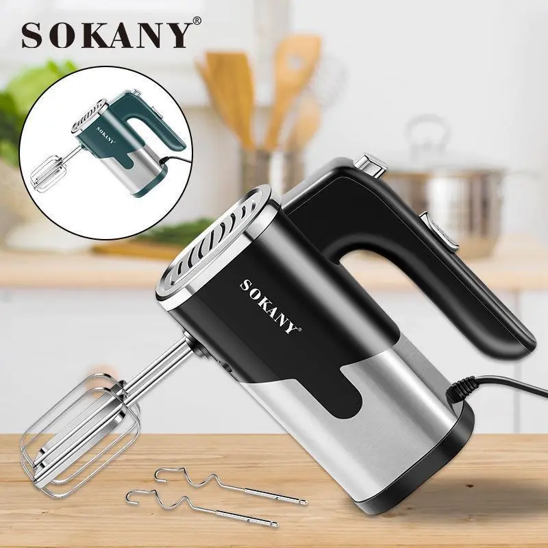 Máy đánh trứng cầm tay SOKANY 800W có 5 chế độ điều chỉnh 6