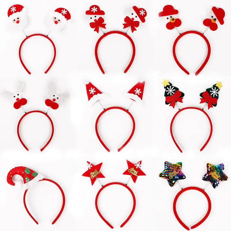 Cài tóc băng đô NOEN hình sừng hươu tuần lộc giáng sinh noel nhiều mẫu giá rẻ CA00 3