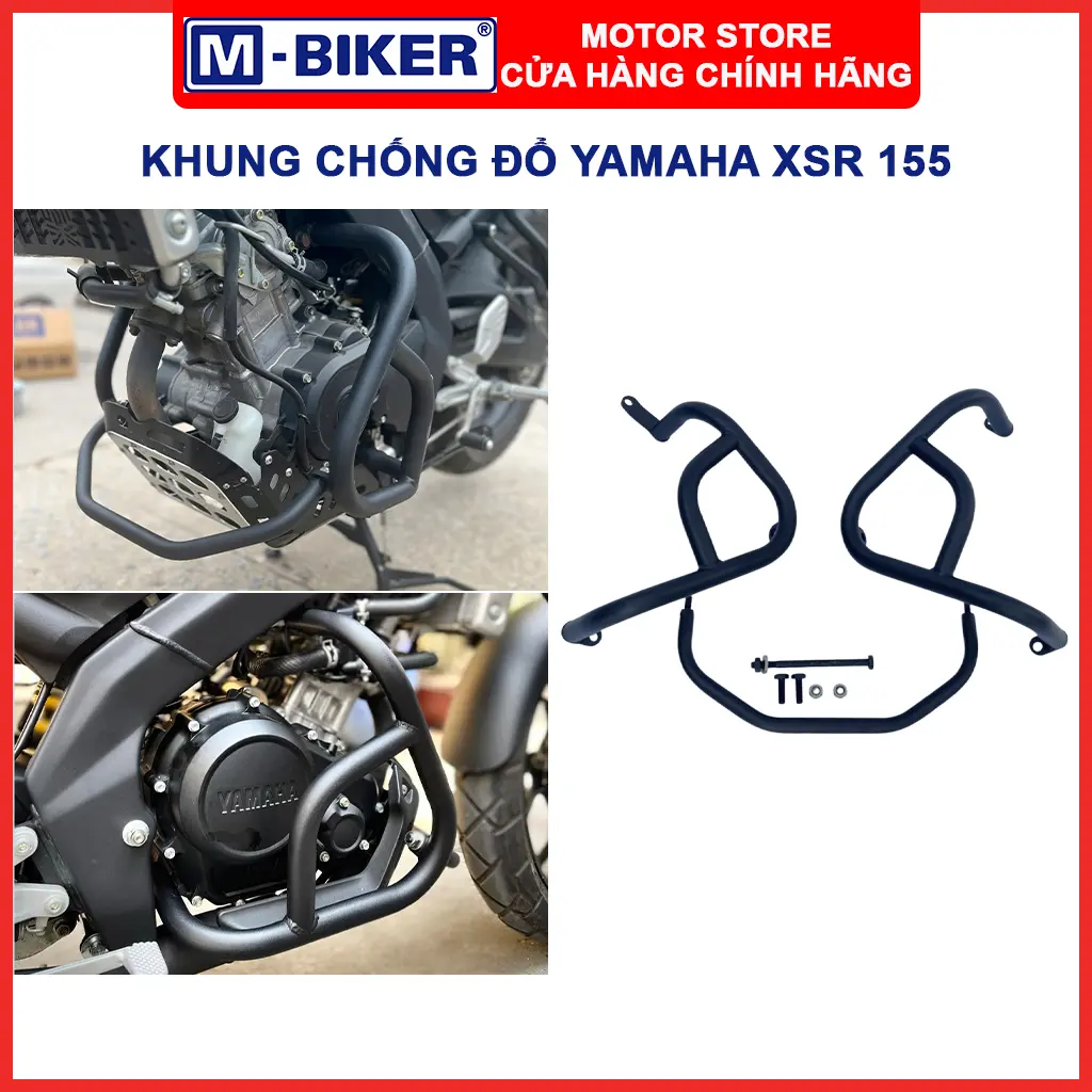 Khung chống đổ XSR 155 khung chống đổ đa điểm bảo vệ lốc máy dành cho Yamaha XSR 155