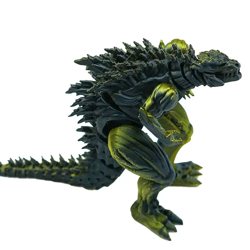 3D Printed Muscle Godzilla Toy Desktop Ornament with Mo - TikTok Shop ...