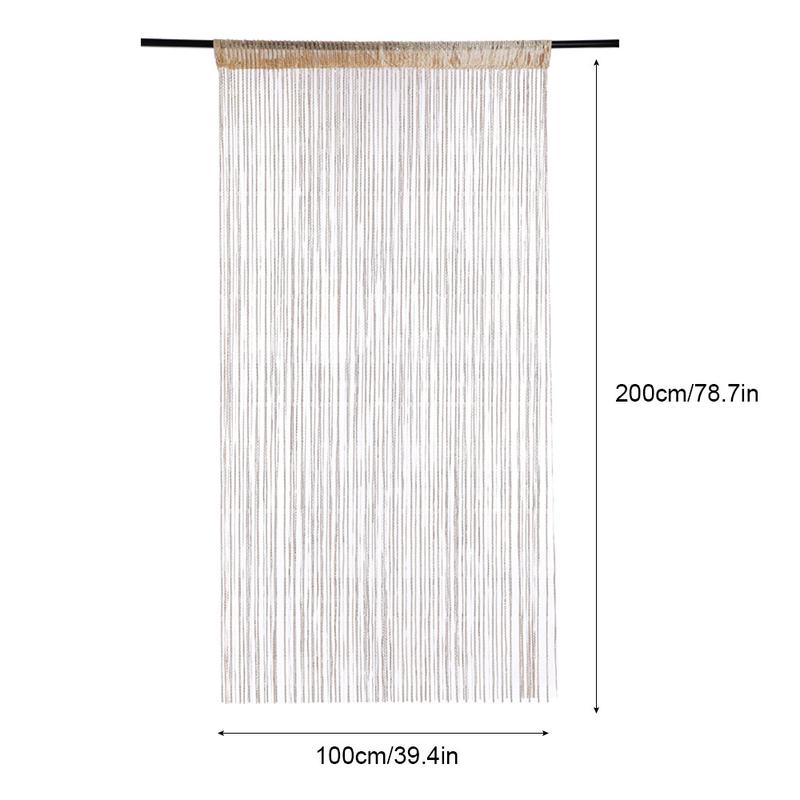 Product Introduction of Rèm Dây Cửa Lấp Lánh, Rèm Dây Lung Linh Tua Rua Sáng Bóng, Rèm Cửa, Cho Cửa Sổ, Phòng Và Đồ Trang Trí Nhà Cửa 20