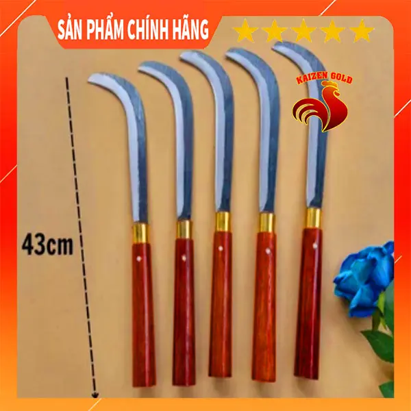 Dao Liềm Quắm cắt buồng dừa phát cảnh cỏ vườn nương rẫy hàng thép NHÍP bền tốt 1