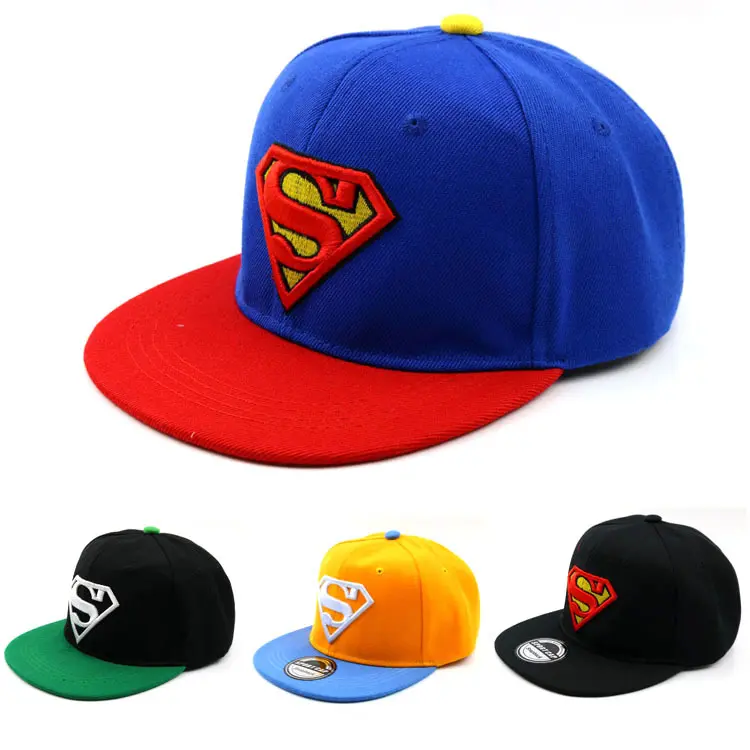 Years DC Old 2-7 Justice League Superman Baseball for Boy Baby Sunhat Travel Outdoor All Match Fashion Cap For Kids Girl