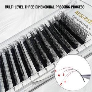 ขนตาปลอม 5 ชั้น 3D สำหรับขนตาสวย มืออาชีพ ขนตาปลอม