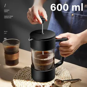 One Two Cups French Press Coffee Maker Pot Plunger Stainless Steel 304 - CP02