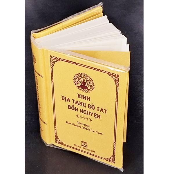 Sách - Kinh Địa Tạng Bồ Tát Bổn Nguyện Trọn Bộ - Bìa Cứng [ Khổ Nhỏ Bỏ Túi ] - [ Sáng Tạo Trẻ ]