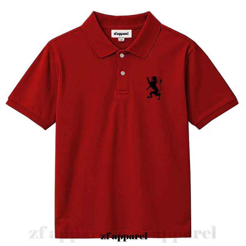 Zf Apparel Kaos Polo Shirt Kerah Motif Giordno Hitam Lengan Pendek Cattun Lembut Halus Nyaman Di Pakai Nyerap Keringat Cocok Untuk Pria Dan Wanita 4