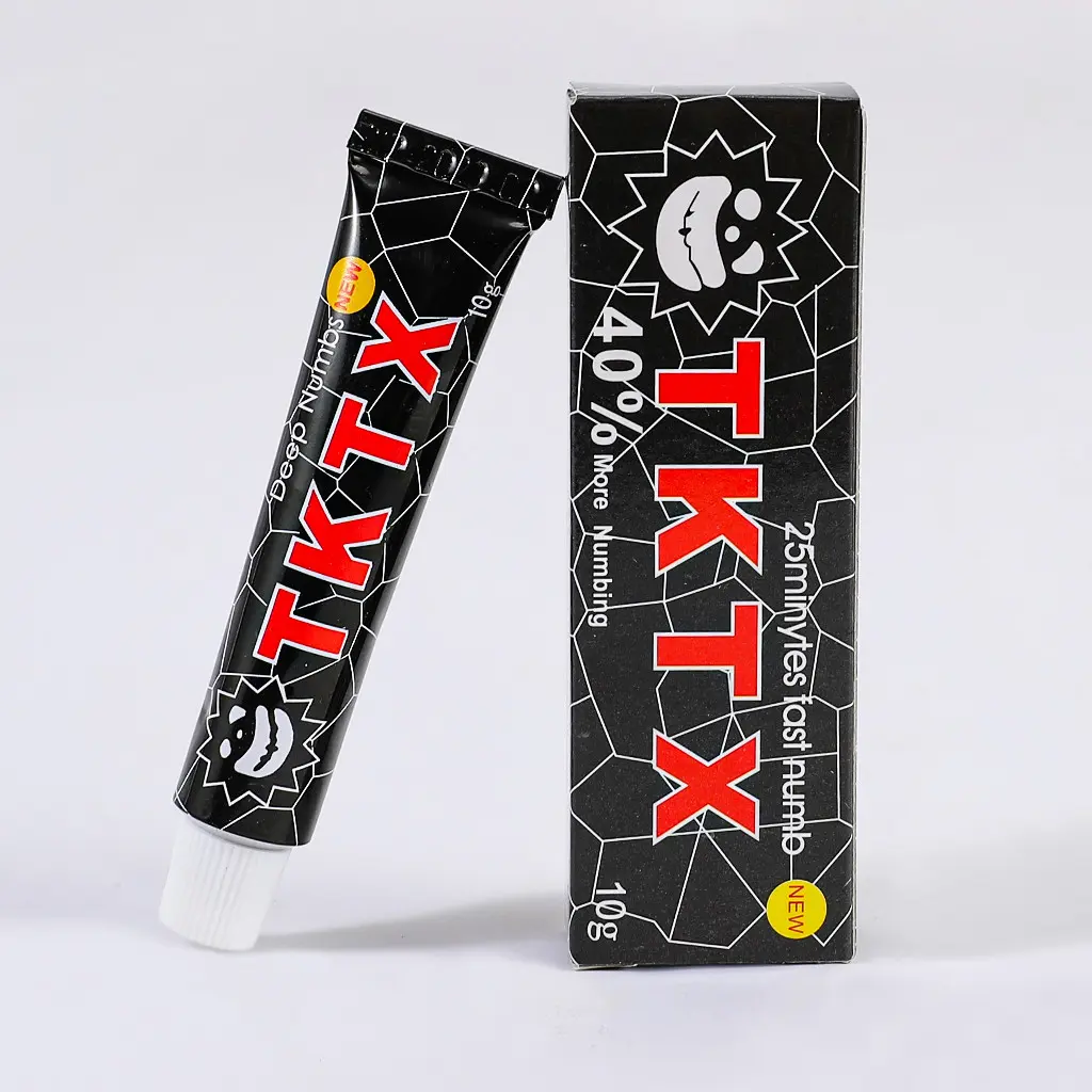 TKTX Black - Rapid Numbing Embroidery Anesthetic Cream Anesthesia Embroidery Care