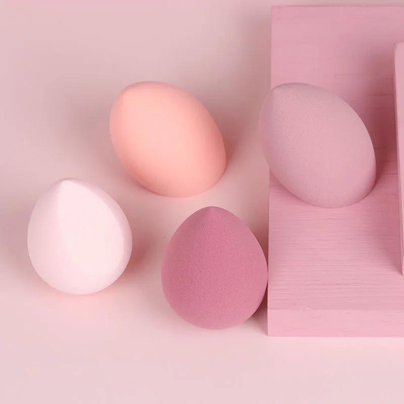 4Pc Beauty Egg Makeup Blender Cosmetic Puff Makeup Sponge Cushion Foundation Powder Sponge Beauty Tool Women Make Up Accessories 8