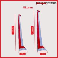 Gambar Umbul umbul Kuncir Merah Putih 4 Meter | Umbul Agustusan Dekorasi Kemerdekaan HUT RI - 5 Meter dari Juraganbendera Kota Surabaya 3 Tokopedia