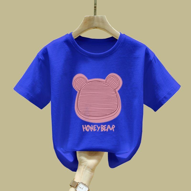 Quần Áo Trẻ Em, Áo Thun Cotton Nguyên Chất Tay Lửng Màu Hồng, Cho Bé Gái, Áo Nam, Ngắn Tay, Hàng Mới Về Mùa Hè, Được Năm Người Ca Mổ, Thích Hợp Cho Mùa Hè Năm 2024 4