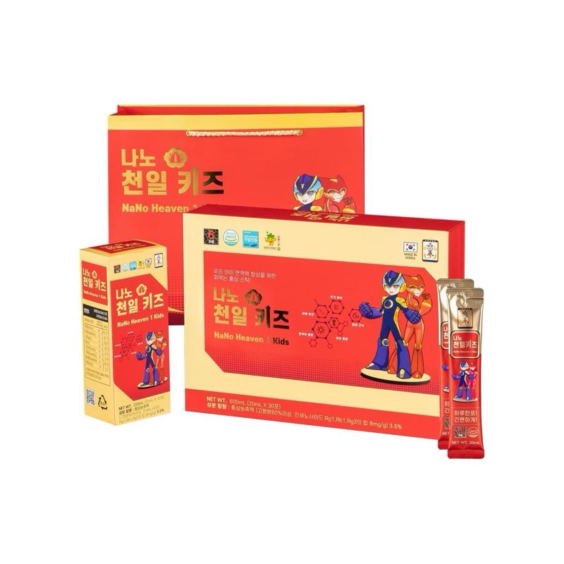 Tinh Chất Thiên Sâm Chính Phủ Nano Heaven 1 Kids 30 gói x 20ml 0