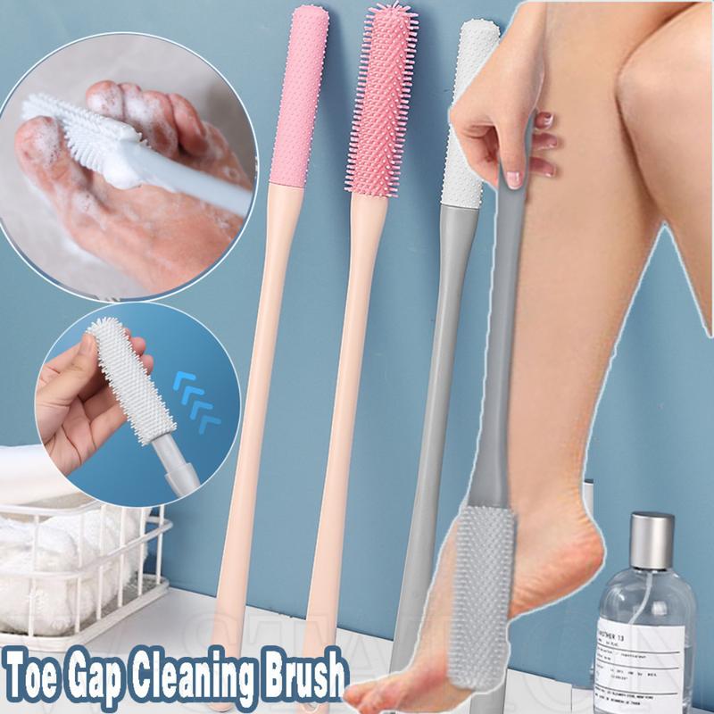 Product Introduction of Toe Cleaning Brush Foot Scrubber Exfoliating Silicone Brush Remove Dead Skin Feet Massage Brush Toe Stitch Scratching Brush 2