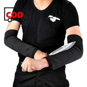 Sarung Lengan Anti Bacok Pisau Sepasang 2PCS Manset Motor Sobek Sayatan Lengan Begal Maling Safety Kerja Ajaib dan Unik