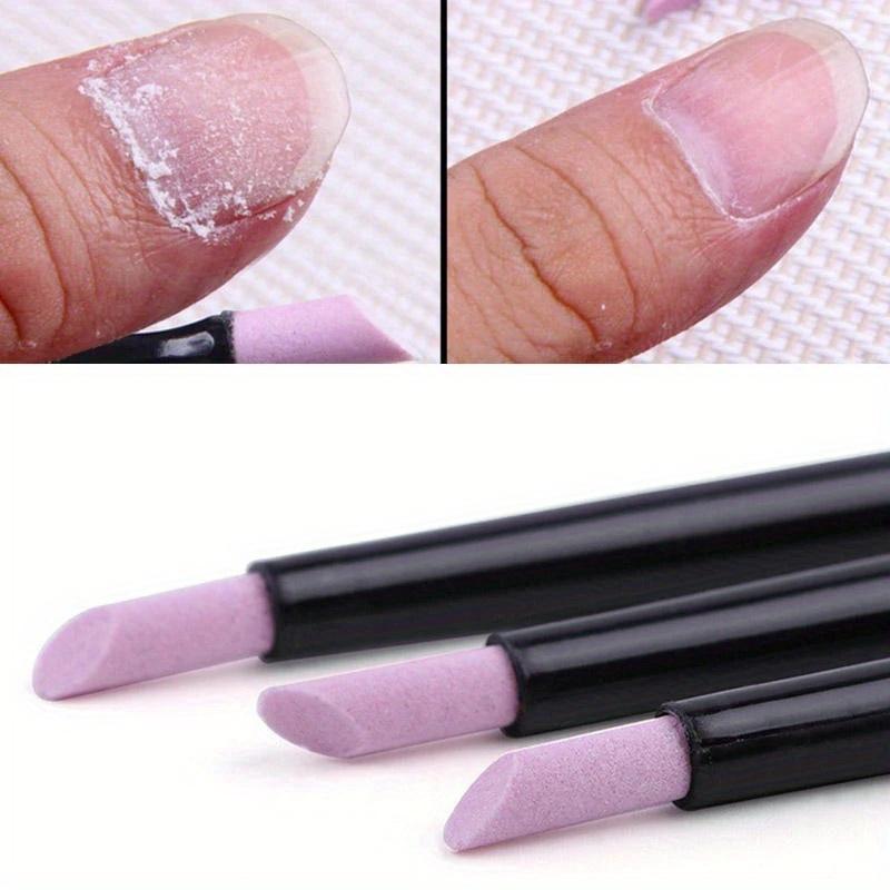 Dũa Móng Tay Thạch Anh & Dán Đệm, Dụng Cụ Làm Móng Tay, 1 / 5 Cái, Để Loại Bỏ Lớp Biểu Bì Và Da Chết, Không Mùi, Thích Hợp Cho Sơn Gel UV, Phụ Kiện Làm Móng Nghệ Thuật 0