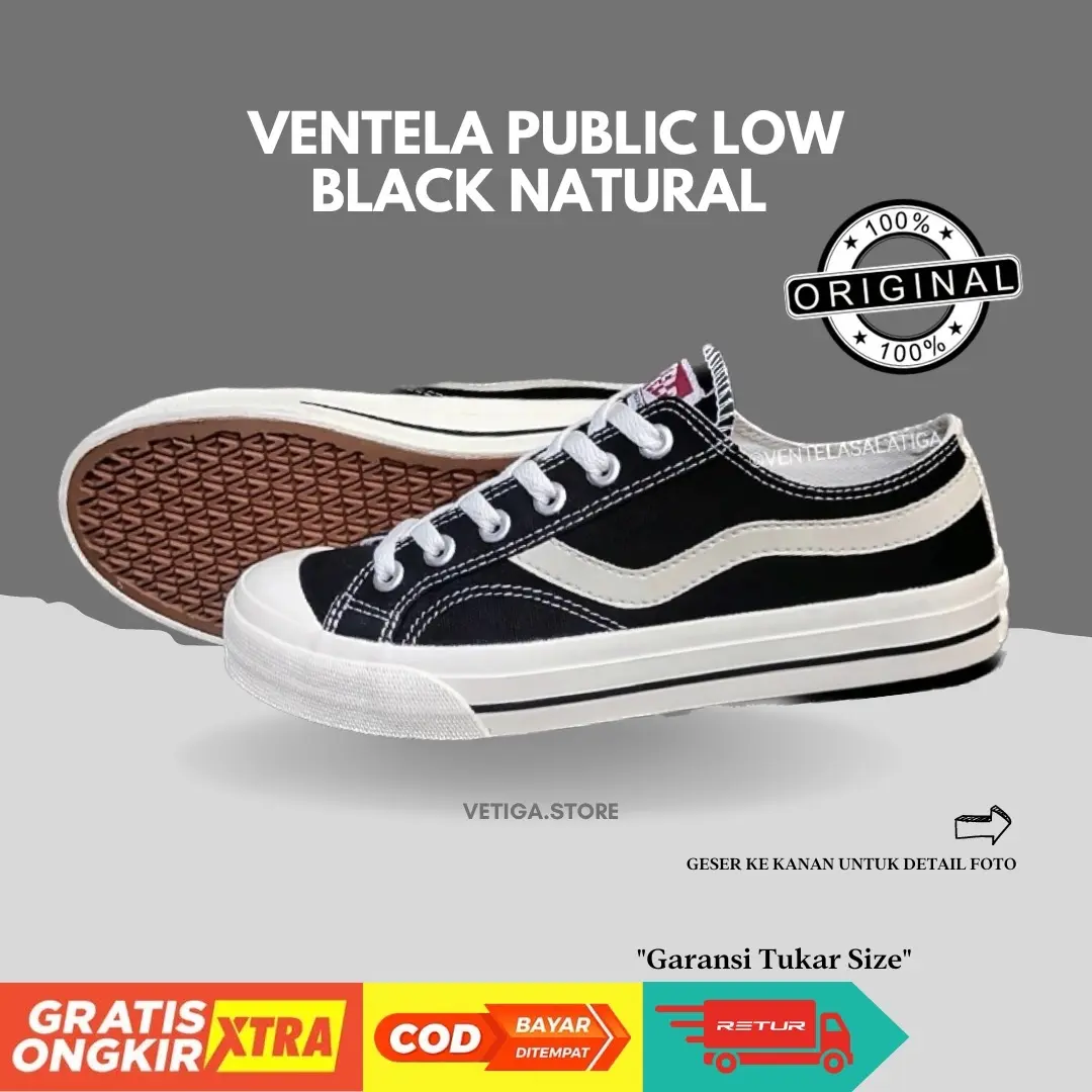 ASLI Ventela Public Low BlackNatural