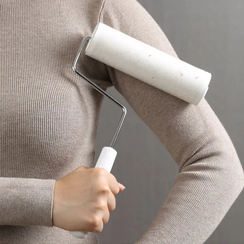 202516 cm Dust Removal Paper 90 Sheets Lent Remover Roller Replaceable Oblique Tear Paper Core Hair Cleaning Fantastic Clothing Sticky Hair Roller