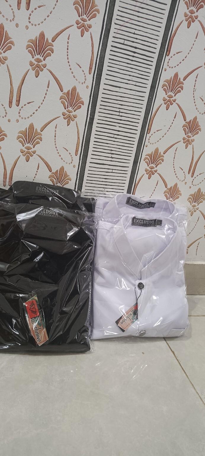 Product Introduction of JASKO MANDADIN VIRAL REAL PIC Polos Bunga Putih Hitam Baju Bordir Muslim High Panjang 7