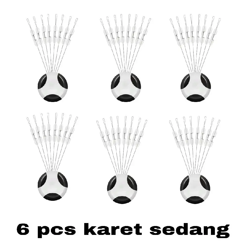 6 set karet sedang
