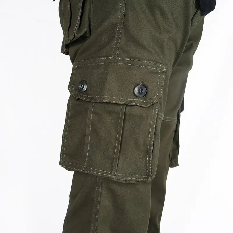NVSR Long Cargo Pants Hijau Stretch Reguler 3