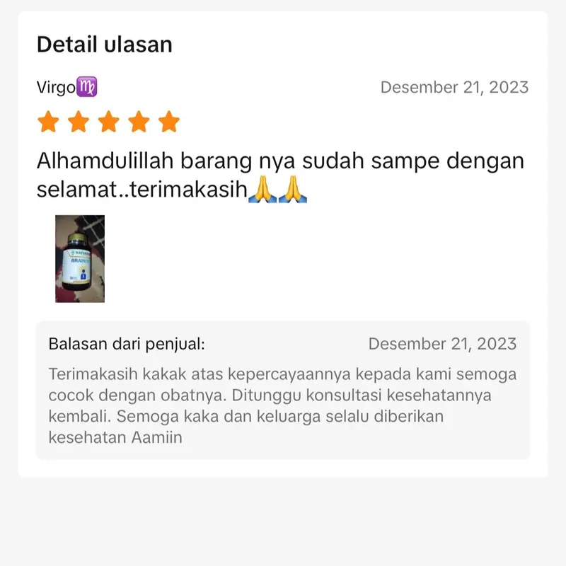 Vitamin Otak Anak Speech delay dan Hiperaktif Peningkat Daya Ingat Kecerdasan Atasi Keterlambatan Berbicara serta Kesehatan Otak BRAINOVIT isi 50 kapsul 6