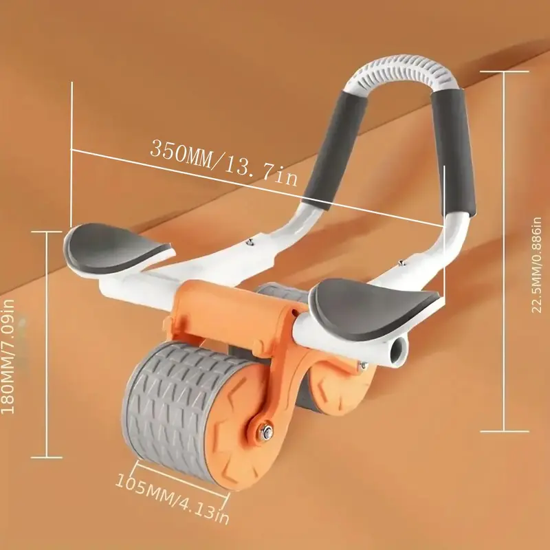 Automatic Abdominal Wheel with Countdown Timer, Portable Gym Equipment for Home Workout, Training Tool for Men Women, Exercise Equipment 1