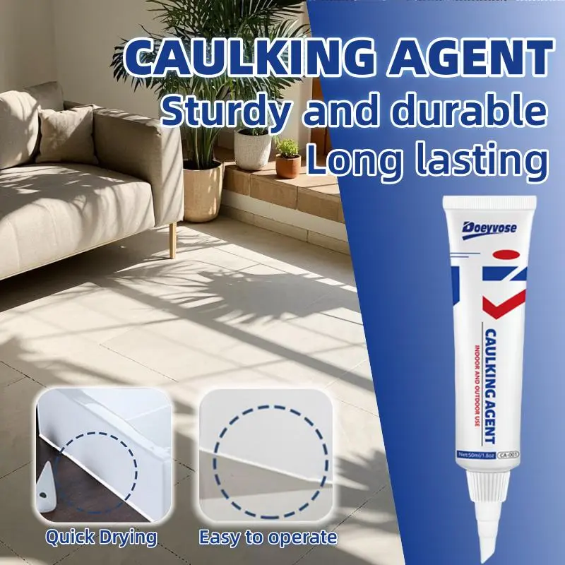Multipurpose Tile & Countertop Caulking Agent, Waterproof & Mildew Proof Sealant, Easy To Use Sealant for Home & RV Use 6