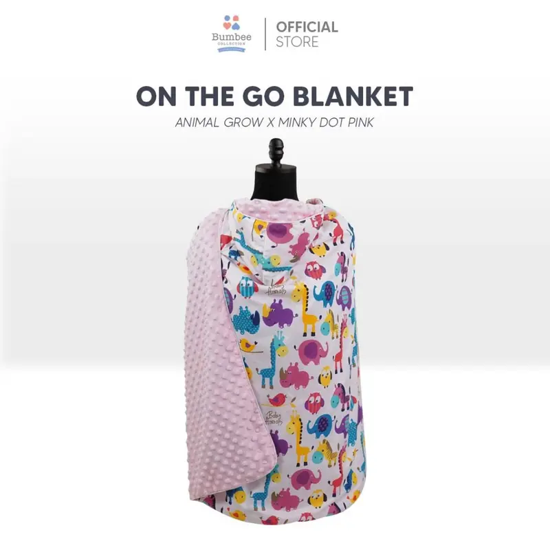 [ BUY 1 GET 1 ] Bumbee Collection  - Selimut Bayi On The Go Blanket FREE Box Packaging Exclusive Ready stock 6