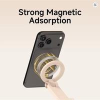Gambar HAGIBIS MAGNETIC PHONE STAND FOR MAGSAFE 360° ROTATION FOLDABLE DESK PHONE HOLDER ADJUSTABLE FOR  iPhone 17 Pro Max 16 15 - Pink dari HAGiBiS Indonesia Store Kota Depok 2 Tokopedia