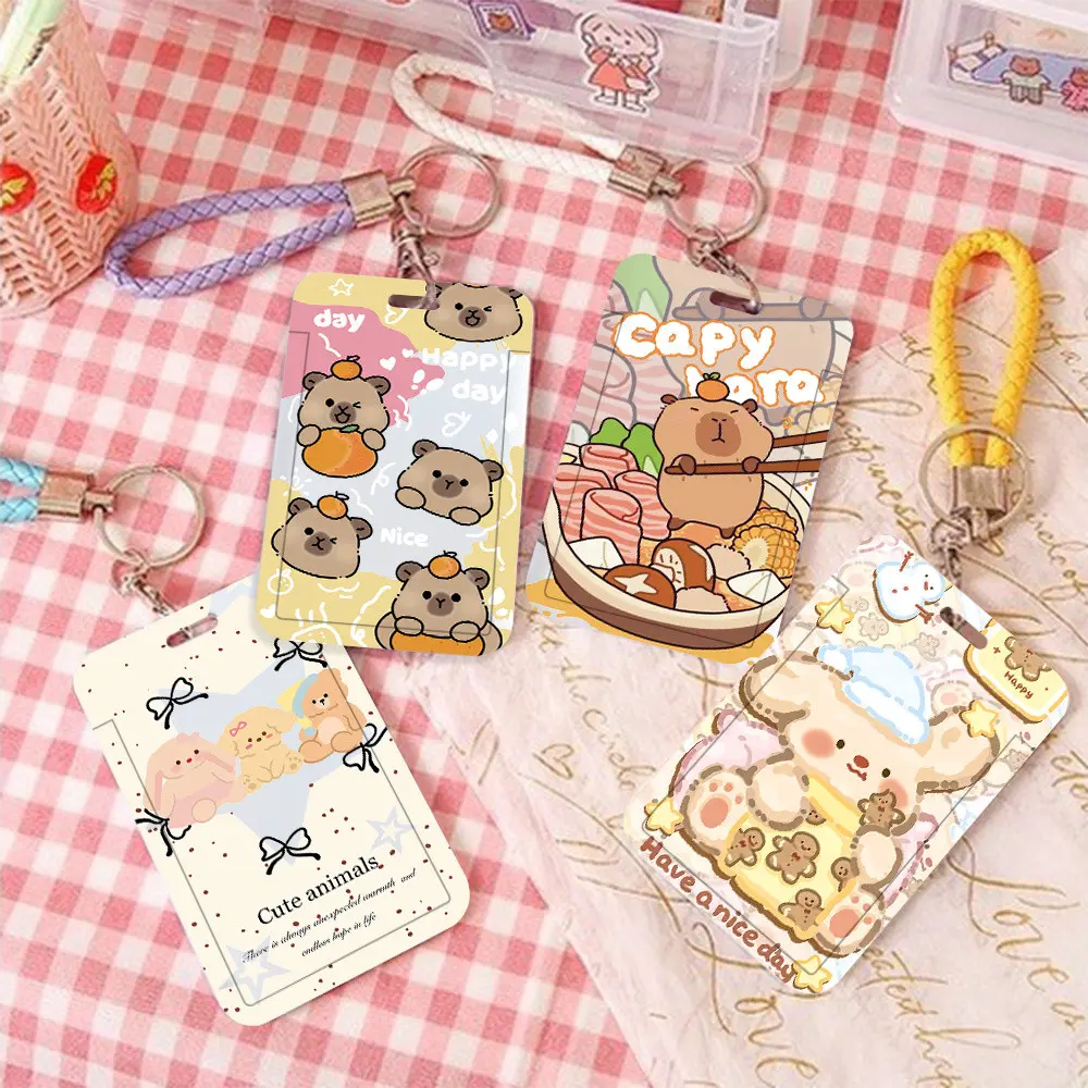 ID CARD HOLDER MOTIF Pink Star Puppy PHOTOCARD PHOTO CARD