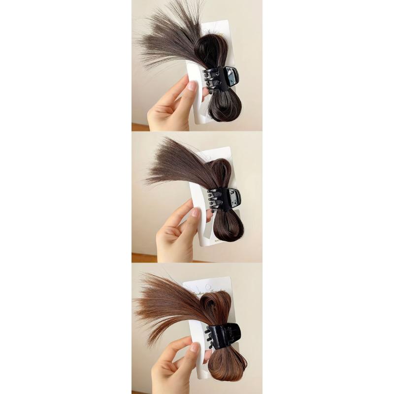 Product Introduction of Messy Bun Hair Piece Claw Clip Bun Lady Extended Updo Bun Claw Clip Ponytail With Clip Hair Curl With Clip For Women Daily Use Hair Accessories Halloween Christmas wigs 6