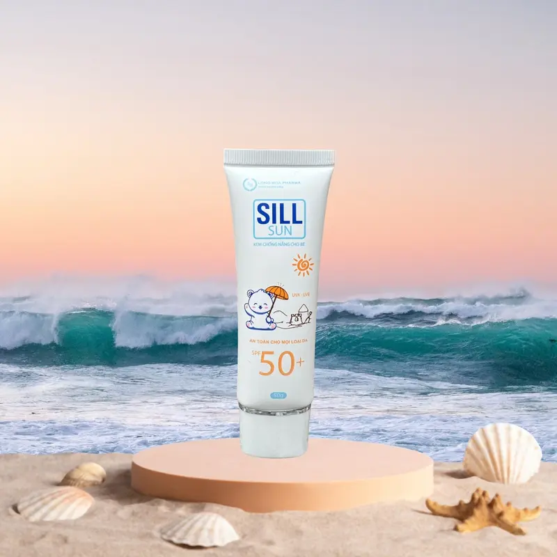 Kem chống nắng cho bé Sill Sun kids 50+ an toàn cho trẻ sơ sinh & em bé da nhạy cảm 6