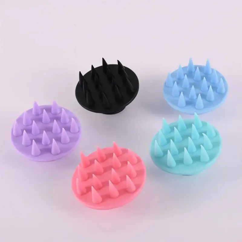 1pc Scalp Hair Massager Shampoo Comb Silicone Shampoo Brush Hair Washing Comb Bath Massage Brush Shower Brush Hair Styling Tools 1