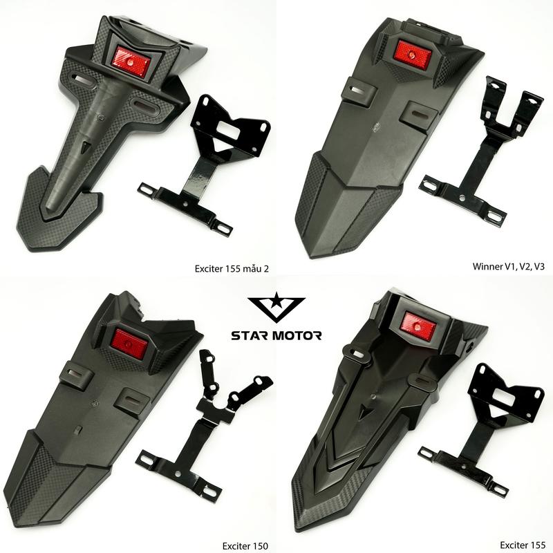 Dè chắn bùn FZ Ex150,155 - Winner V1,V2,V3 kèm bát chống rung