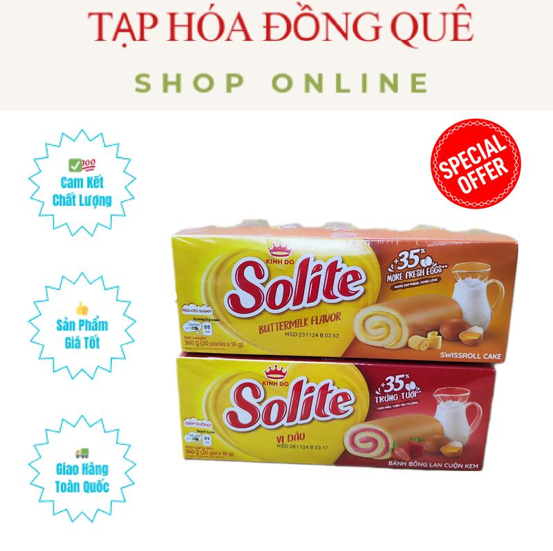 Hộp Bánh Solite 360g Với 4 Vị Để Lựa Chon Food Thức Ăn Cake