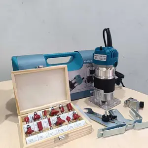 Mesin Router Kayu MIKAYO Wood Trimmer Full Set