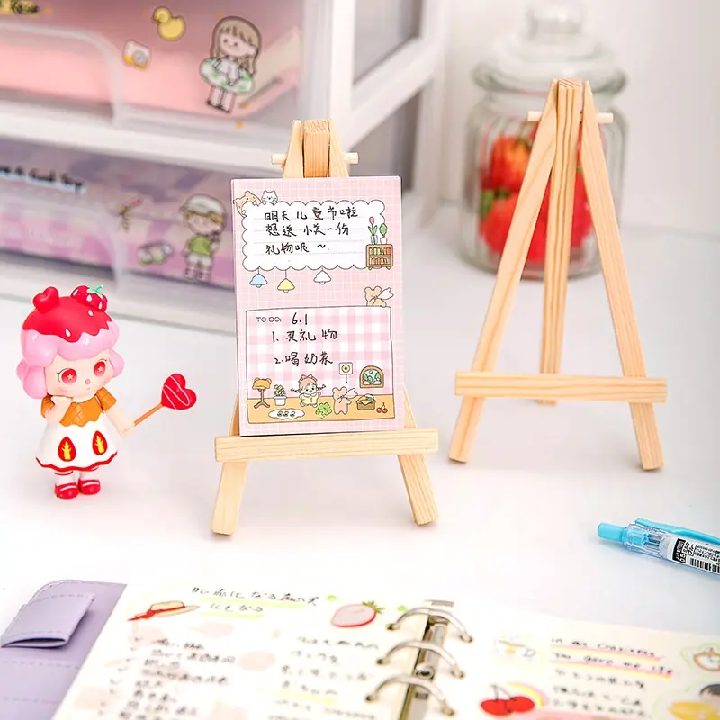 Mobile Phone Stand Small Easel Mini Triangular Pine Bracket Display Ornament Accessories Cellphone Camera Du Tripod rable