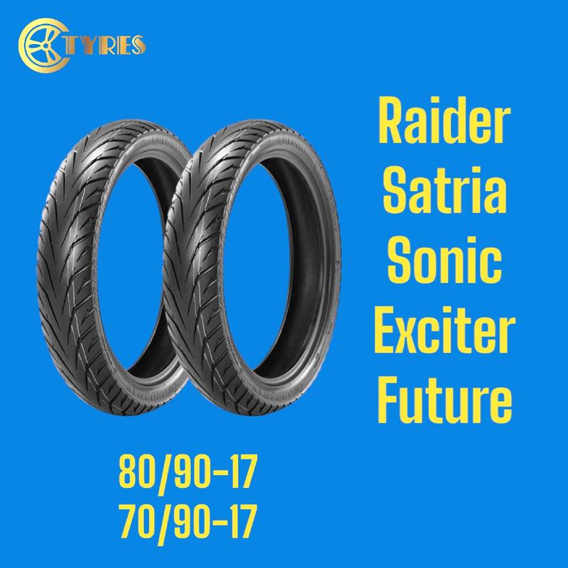  1 cặp vỏ xe Satria Sonic Raider Future Sirius kiểu gai thể thao EUROMINA SINCE 2009 TL Phụ Kiện Phụ Tùng ex 150 mâm rcb sp500 