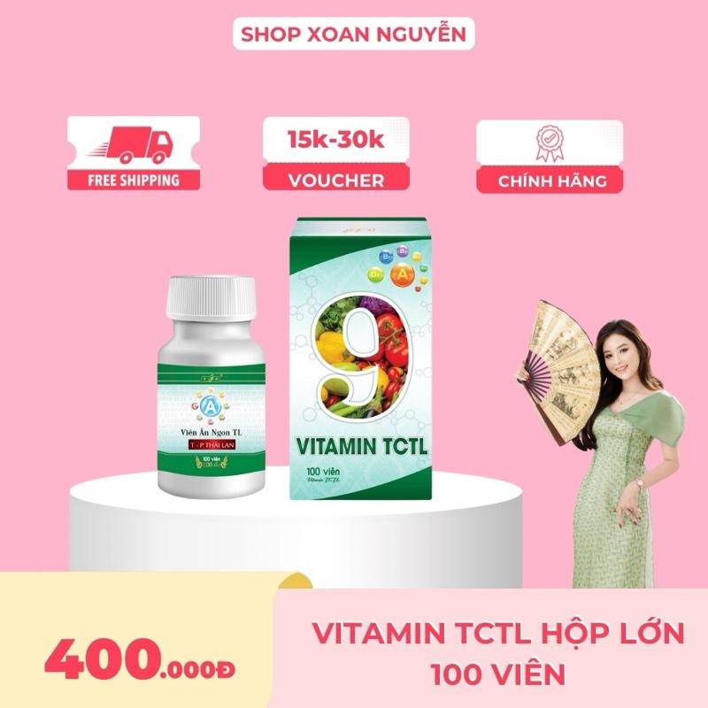 VIÊN UỐNG ĂN NGON TL HỘP TO 100viên bổ sung sức khỏe TCTL