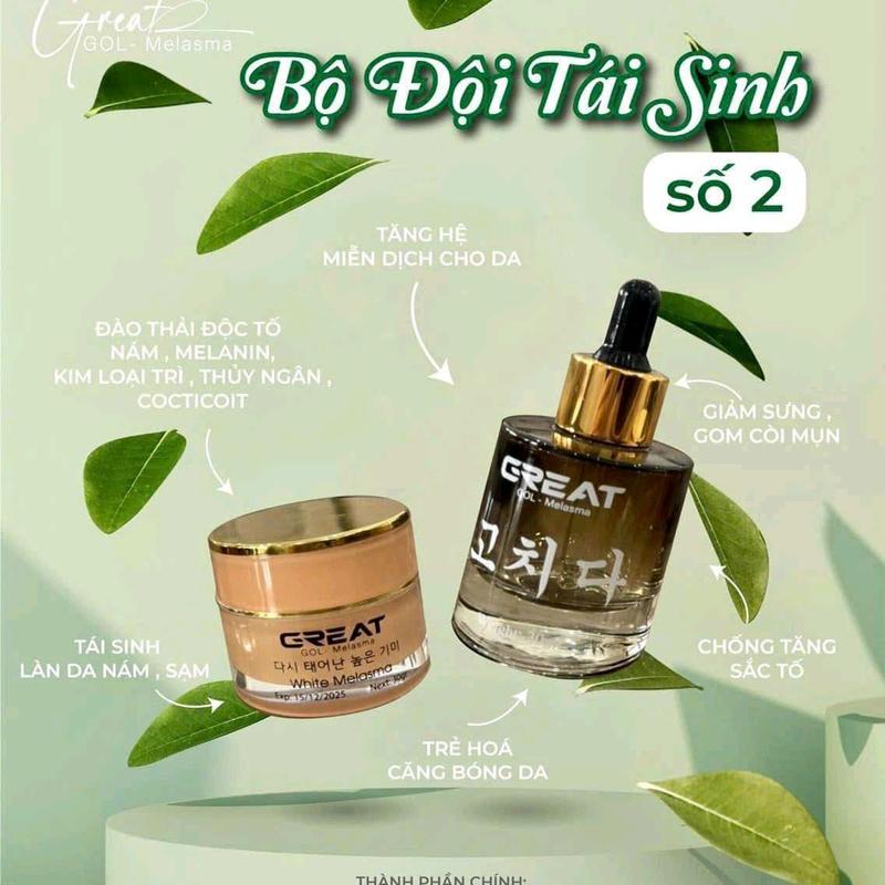 Tái sinh hỗ trợ nám  tàn nhang đều màu da 1