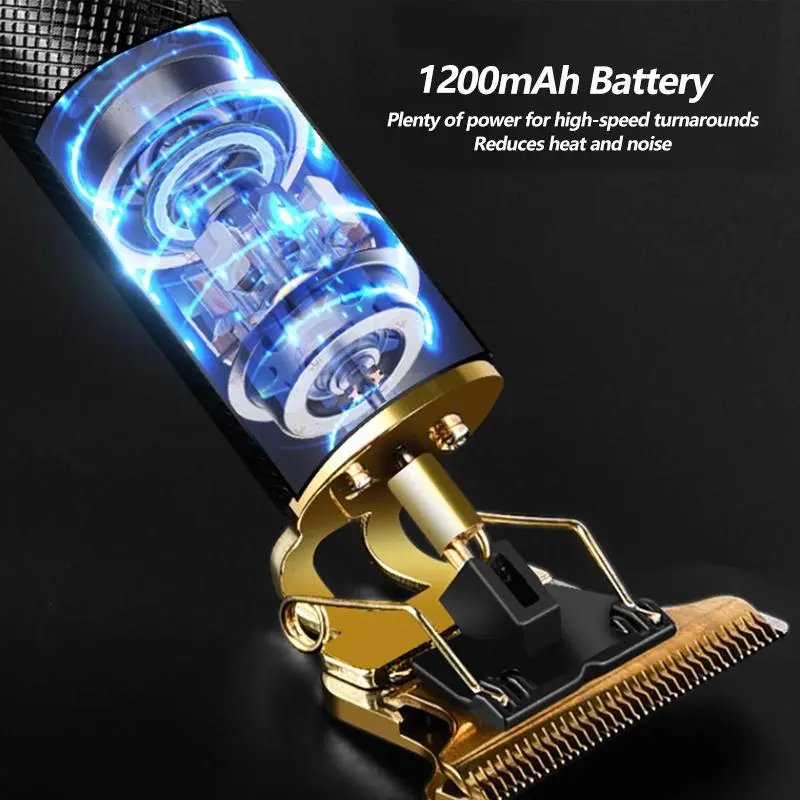 Electric Hair Clipper Set, 2 Counts Rechargeable Hair Clipper, Professional Hair Trimmer for Men, Hair Clipper Set with Comb Heads, Great for Men Stylists Barber Barbershop Salon Home Use 8