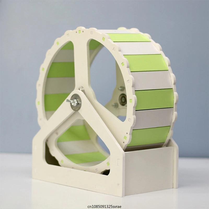 Product Introduction of Pet Hamster Sport Wheel Hamster Running Wheel Hamster Disc Exercise Wheel with Stand Funny Running Disc Toy Wheel for Hamster 6