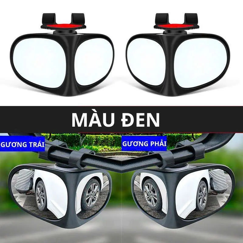 Bộ 2 Gương Chiếu Điểm Mù ô Tô Quan Sát Trước Và Sau Góc rộng Chống Nước An Toàn Khi Lái Xe - Thương hiệu uy tín guong  chieuhau 2